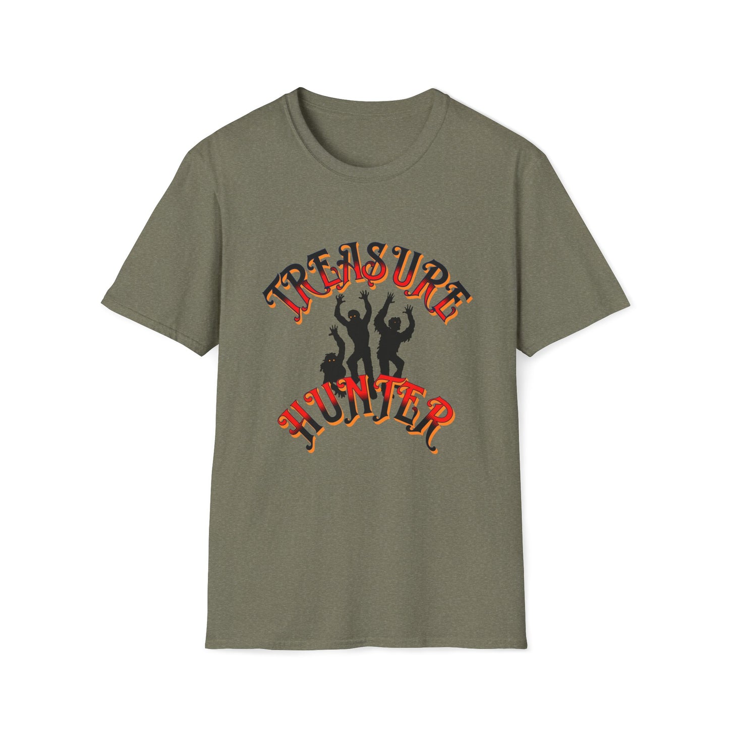 Treasure Hunter Soft Style T-Shirt Zombies Undead Collector Fun