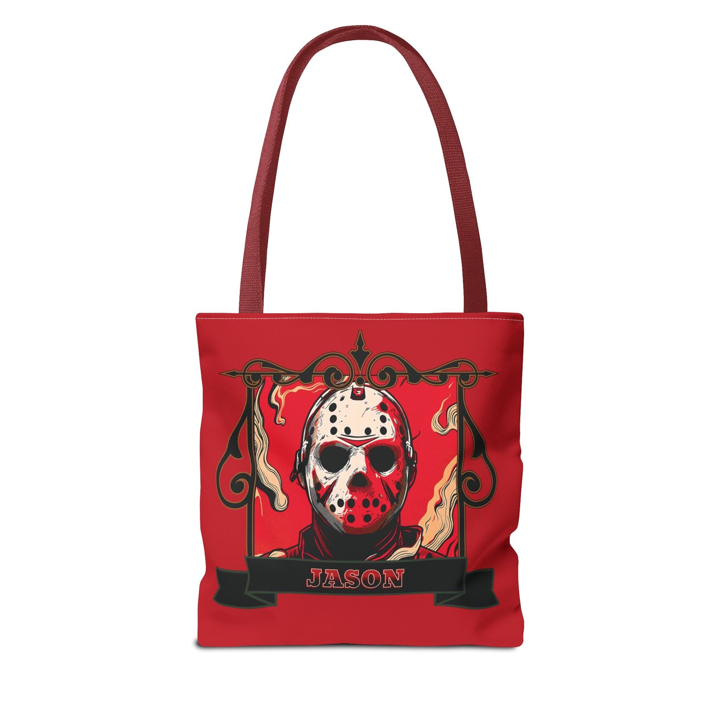 Vintage Jason Hockey Mask Tote Bag