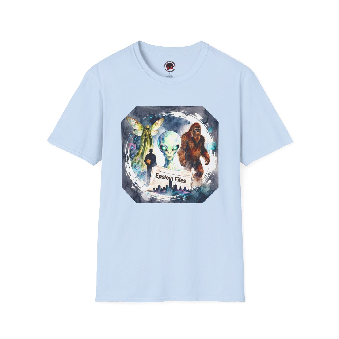 Alien Files Graphic T-Shirt — UFO, Bigfoot & Cryptid Art Tee