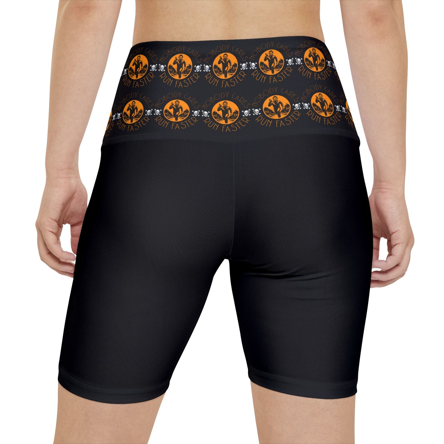 Workout Shorts - Nobody Cares Run Faster, Michael Myers
