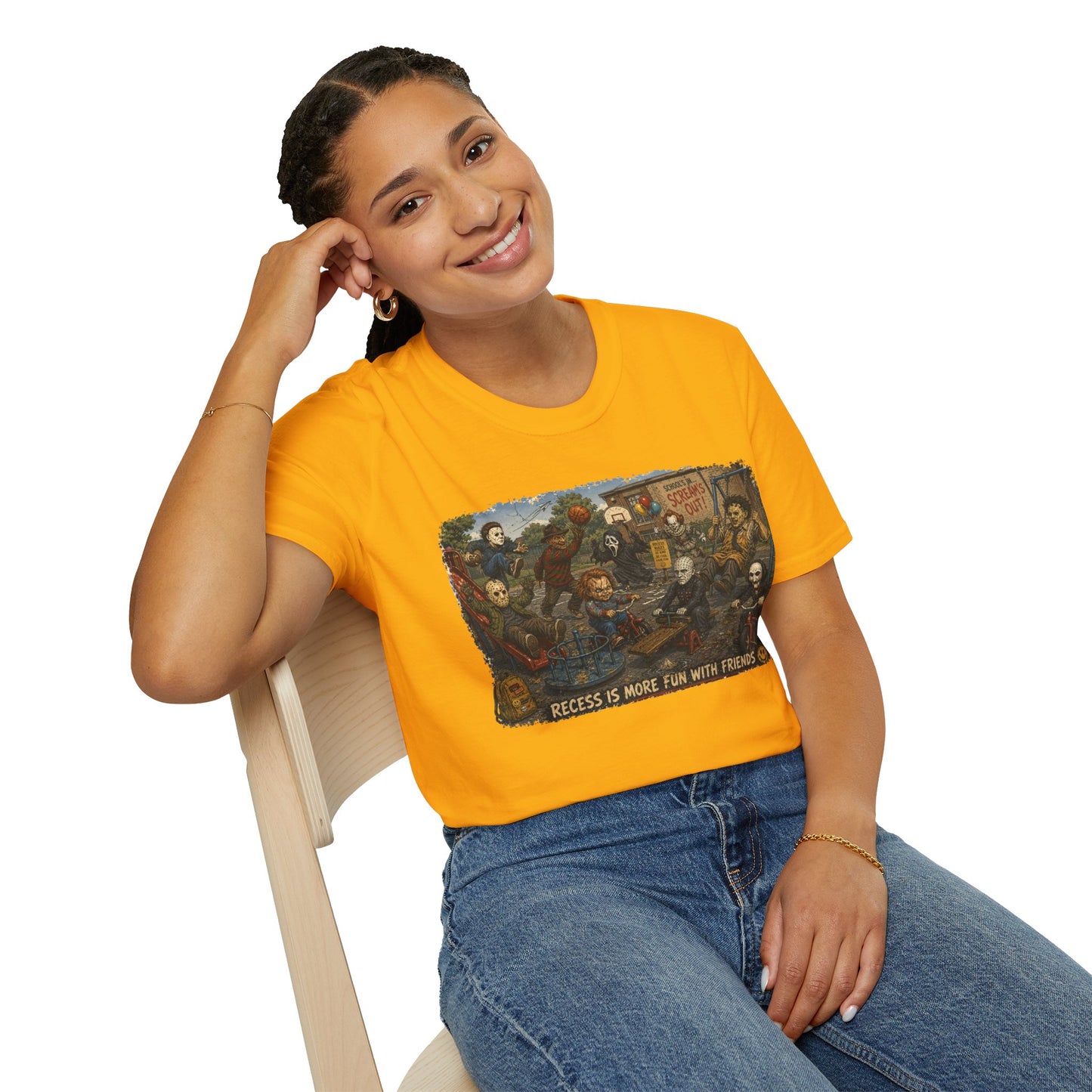 Horror Icons Recess T-Shirt — 'Screams Out' Horror Tee