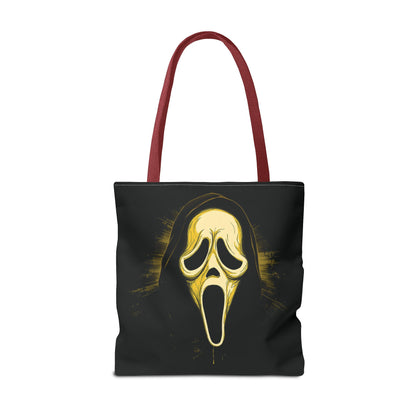 Spooky Scream Tote Bag — Ghost Face Design