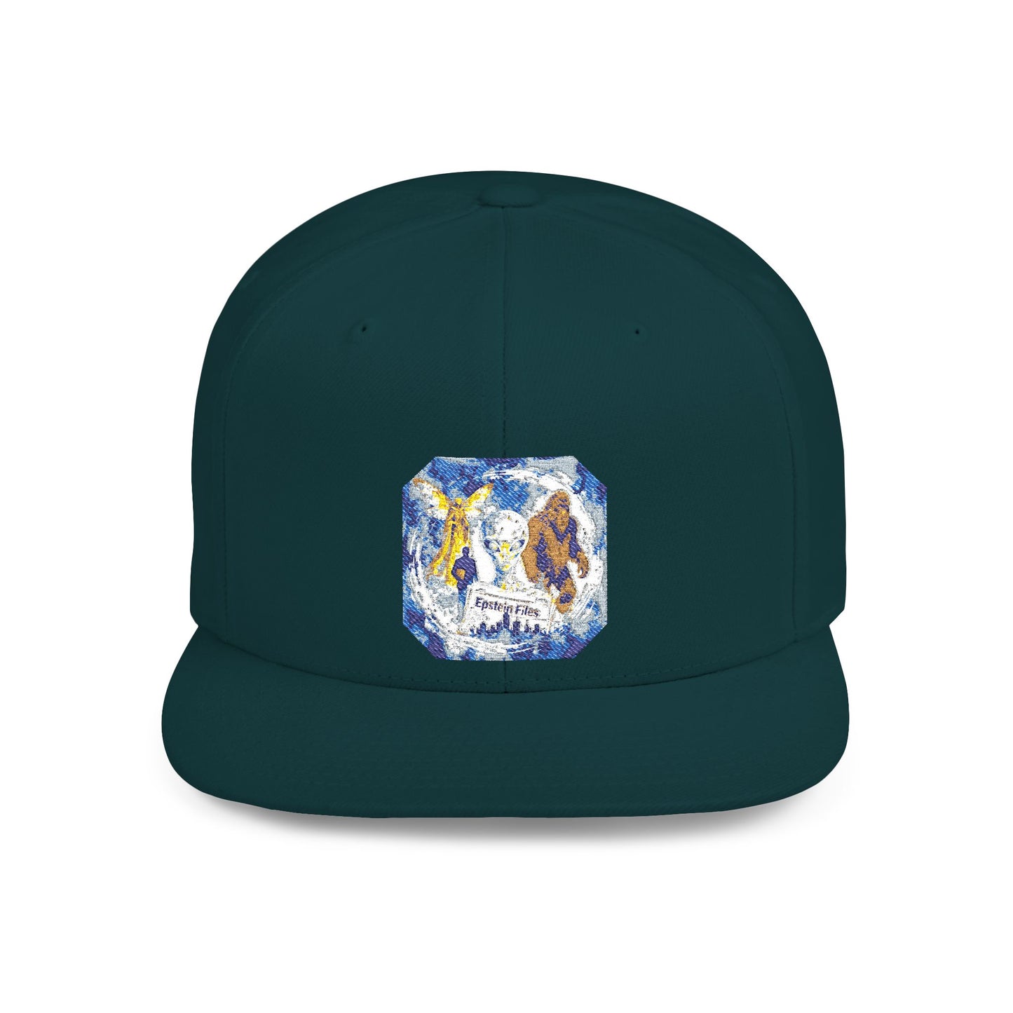 Snapback Hat — Believer Cryptid, Alien, Bigfoot, Epstein Cap
