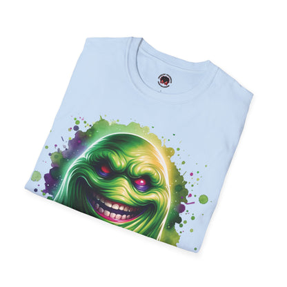 Slimey Ghost Spector Horror Fun Unisex Soft style T Shirt Men Women