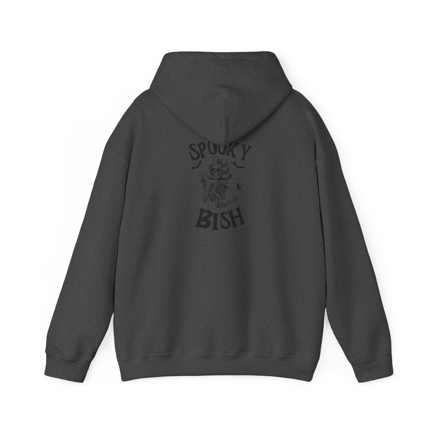 Spooky Bish Hoodie — Cute Skeleton in Sunglasses Design