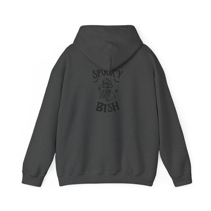 Spooky Bish Hoodie — Cute Skeleton in Sunglasses Design
