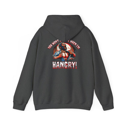 You Wont Like Me When I'm Hangry Hoodie - Werewolf Design