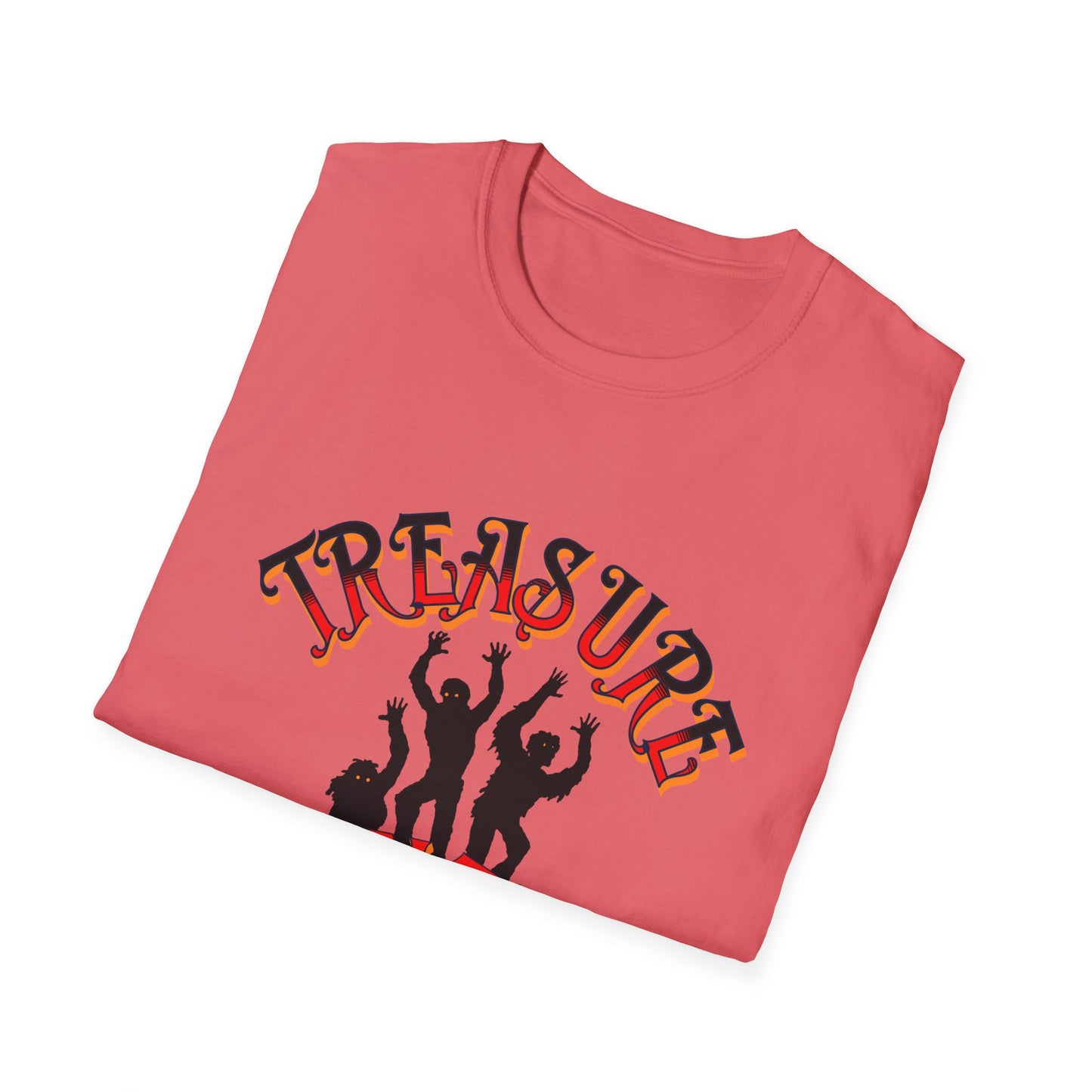 Treasure Hunter Soft Style T-Shirt Zombies Undead Collector Fun