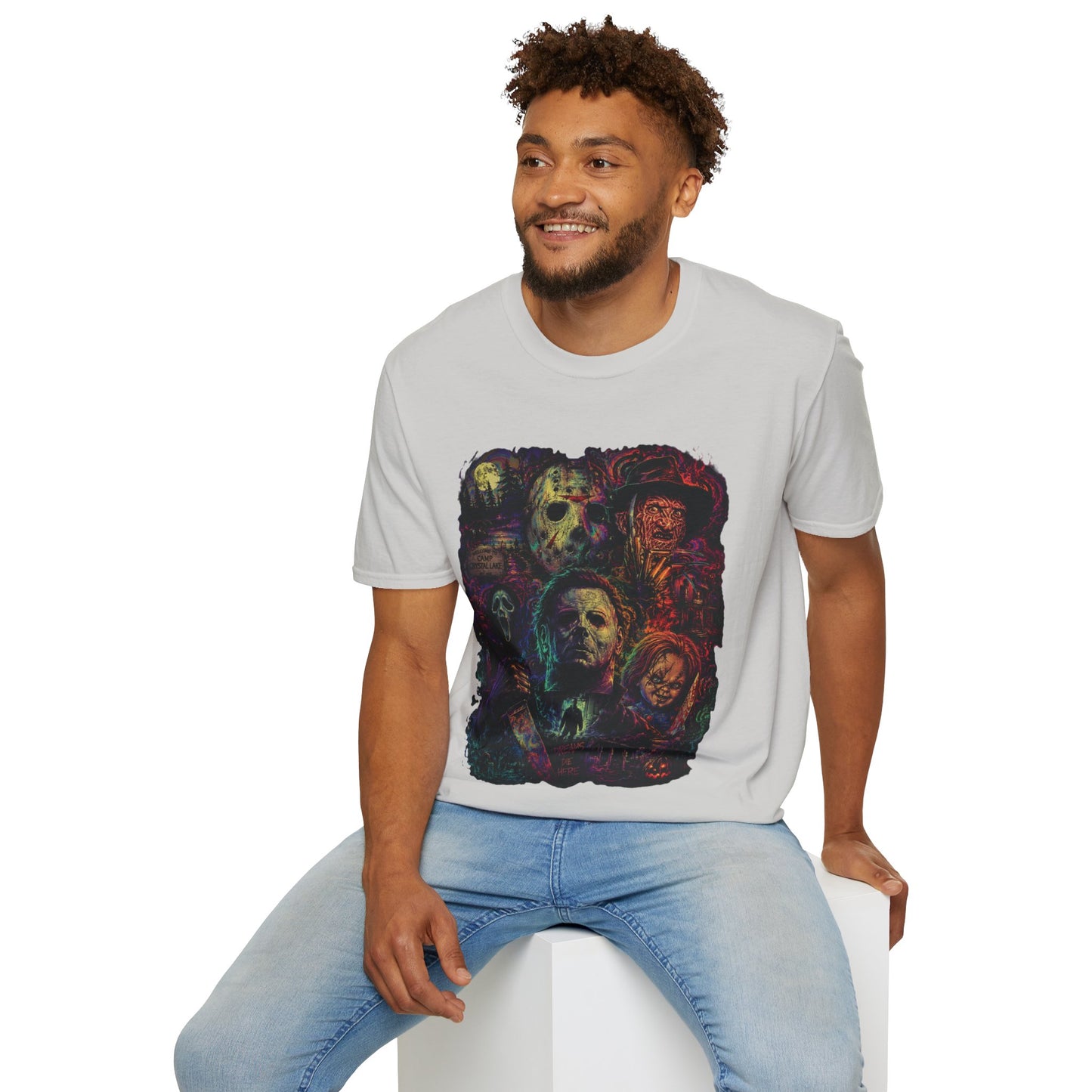 Horror Icons Collage T-Shirt —  Graphic Tee