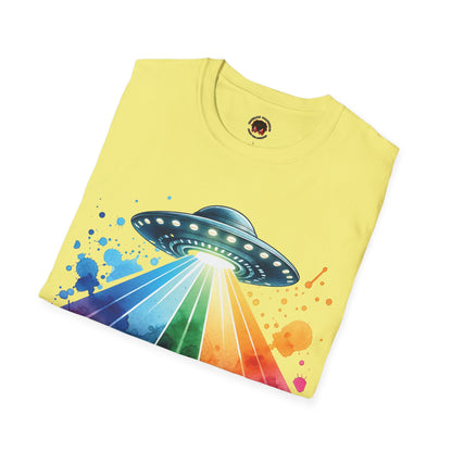 Summerween UFO Beach Day Unisex Soft Style T-Shirt