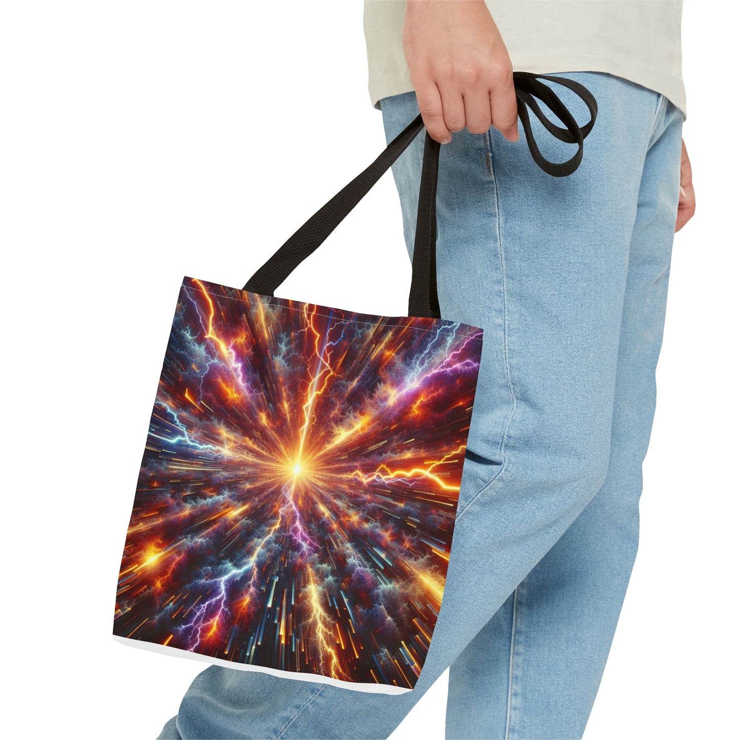 Lightning Storm Tote Bag