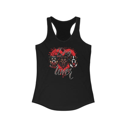 Dog Lover Hounds Of Hell Womens Ideal Racerback Tank Top Multiple Colors