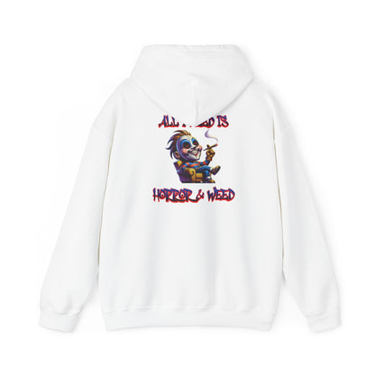 All I need is Horror & W**d Unisex Heavy Blend™ Hooded Sweatshirt