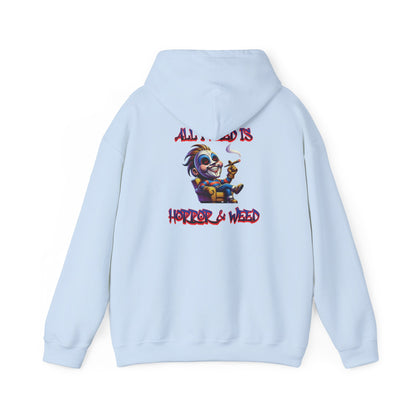 All I need is Horror & W**d Unisex Heavy Blend™ Hooded Sweatshirt