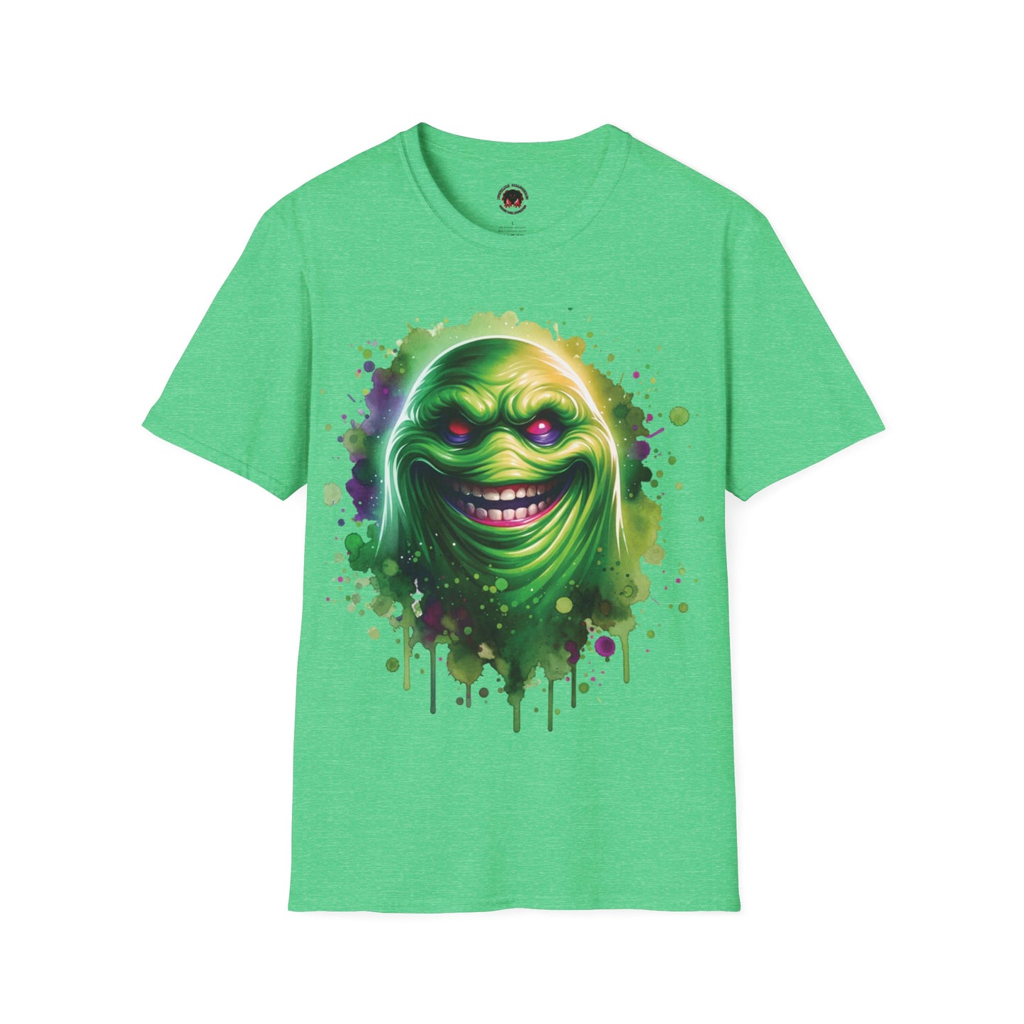 Slimey Ghost Spector Horror Fun Unisex Soft style T Shirt Men Women