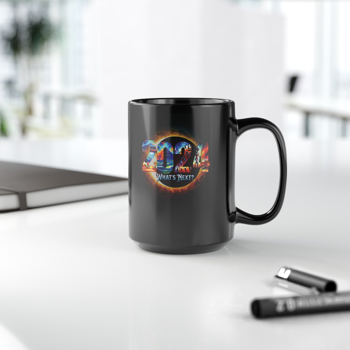 2024 What's Next? Crazy Fun Black Coffee Cup Mug (11oz, 15oz)