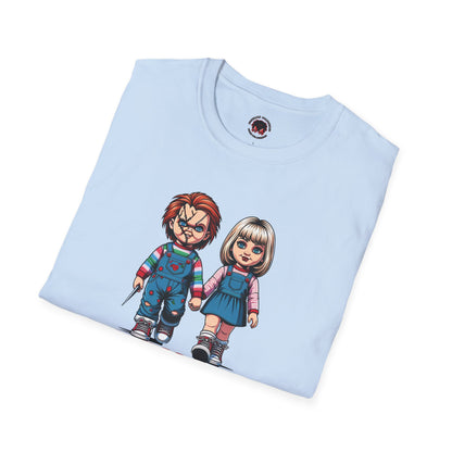 Til The End Horror Couple Unisex Soft style T-Shirt