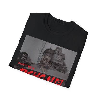Classic Horror Unisex T-Shirt - Don't Be A Psycho Design