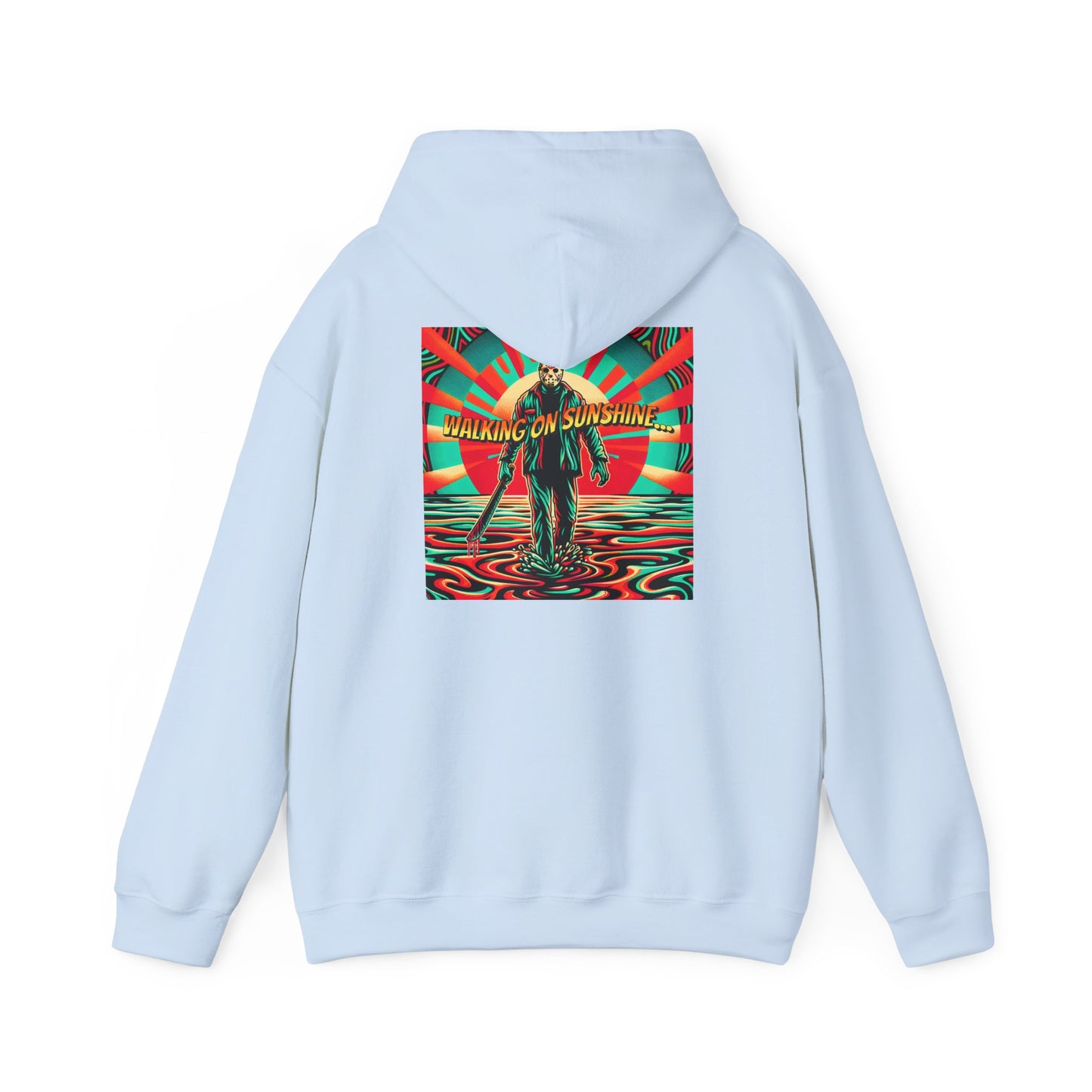 Jason Hoodie - Walking on Sunshine Retro Surfer Graphic Pullover