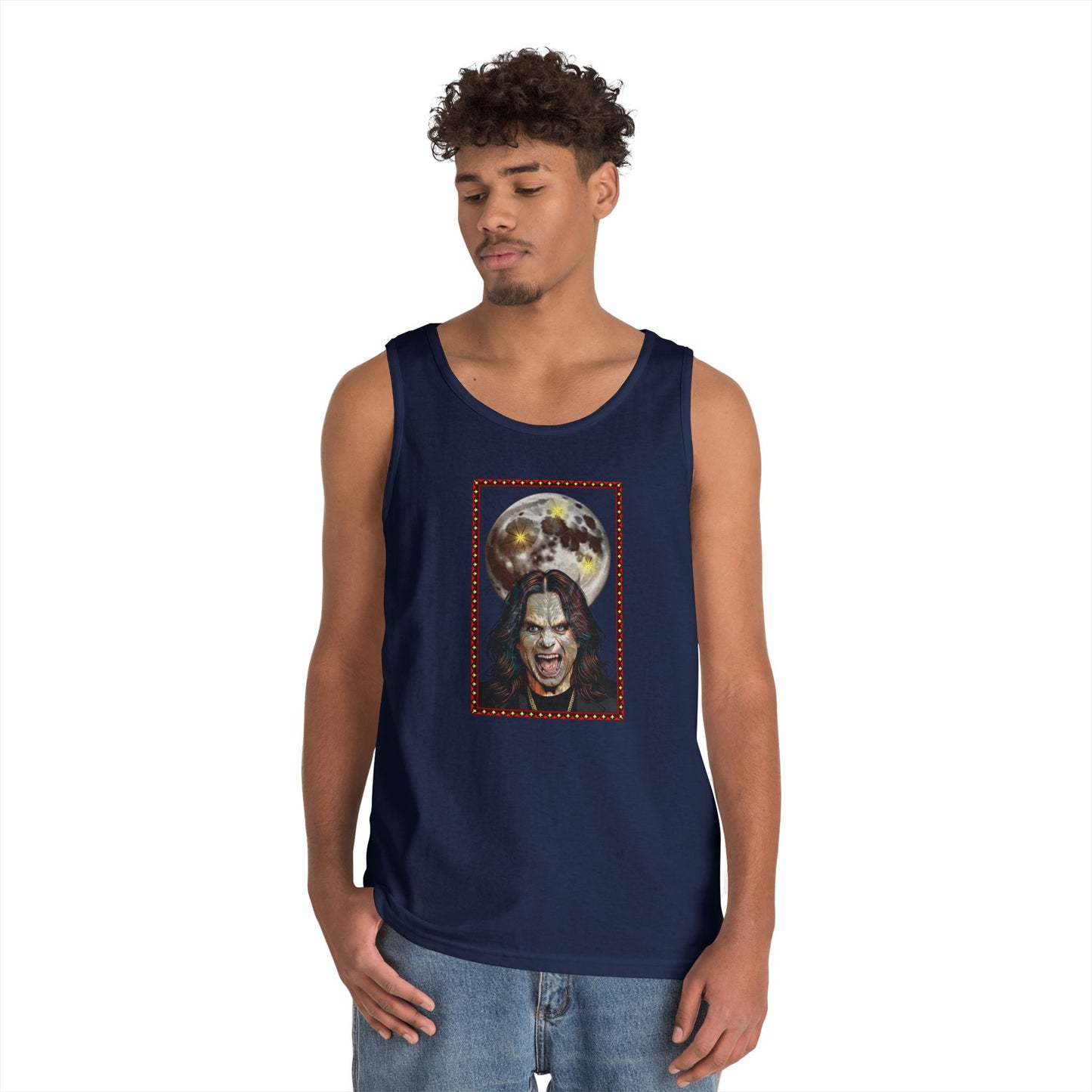 Ozzy Bark at the Moon Unisex Tank Top