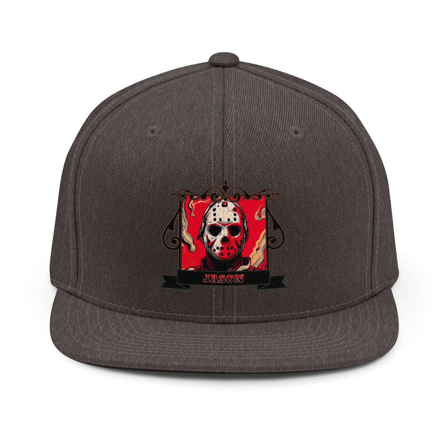 Hockey Mask Jason Snapback Hat — Horror Friday the 13th Style