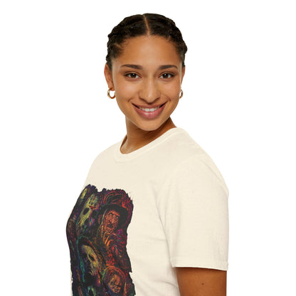 Horror Icons Collage T-Shirt —  Graphic Tee