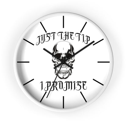 Vampire Just The Tip I Promise Wall Clock