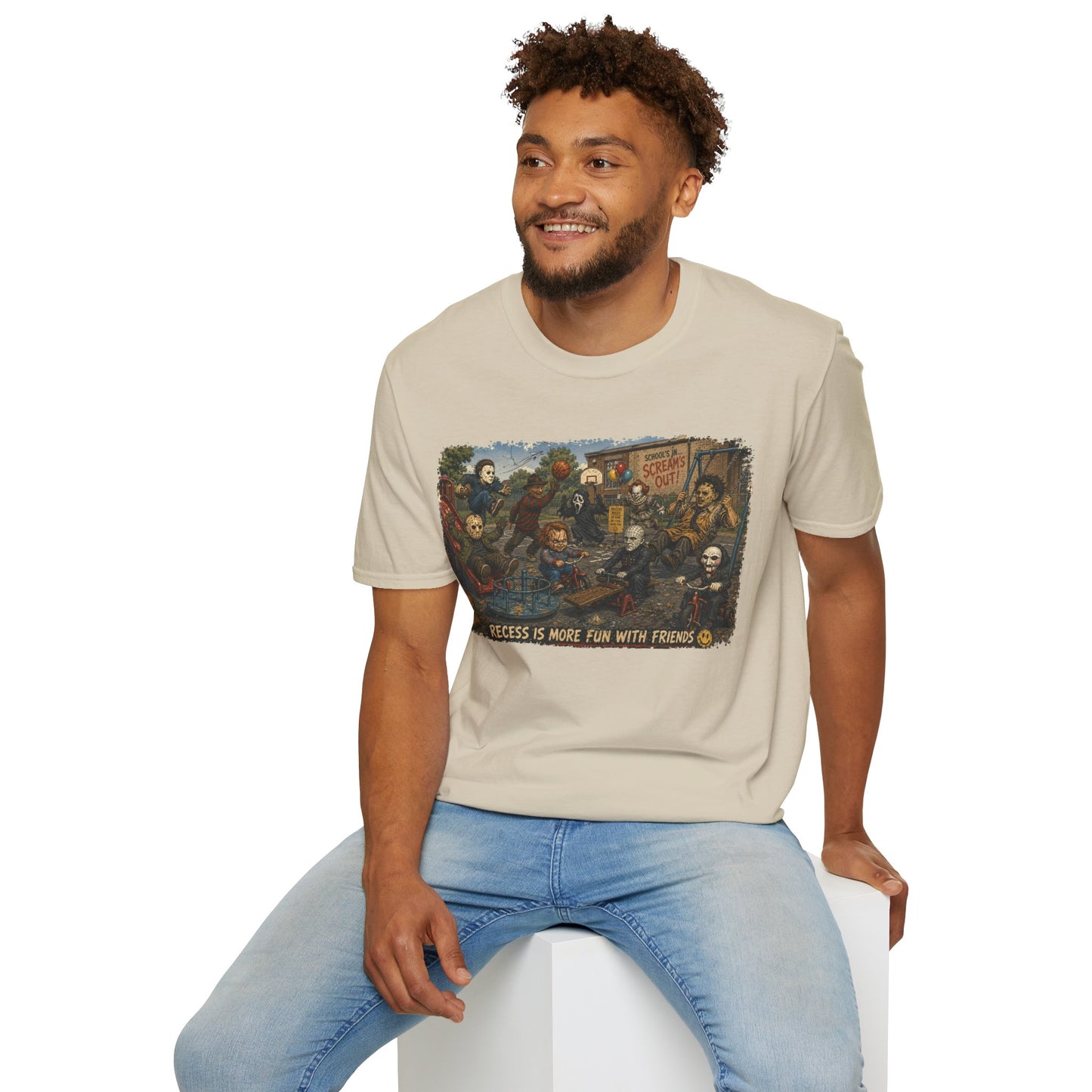 Horror Icons Recess T-Shirt — 'Screams Out' Horror Tee