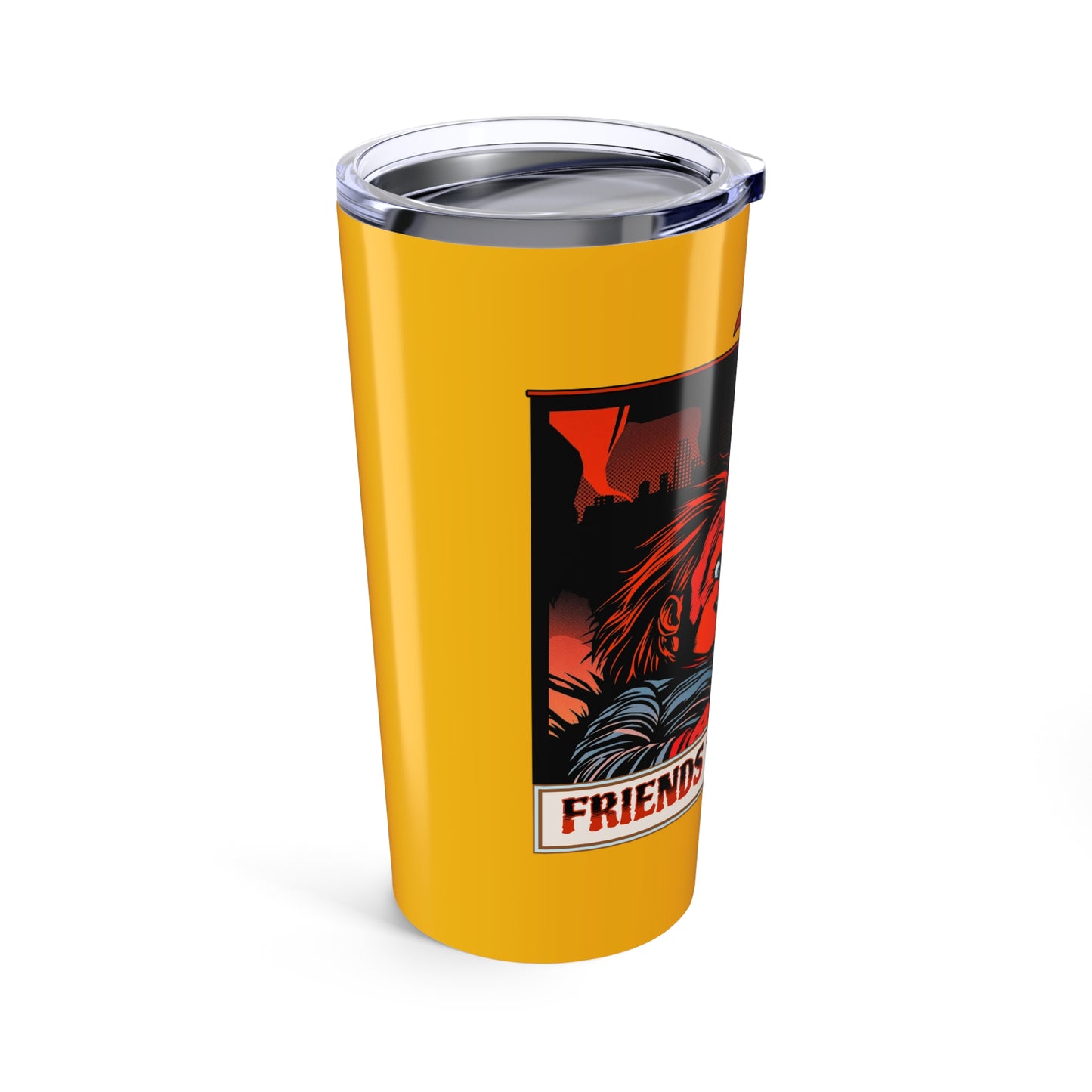 Horror Movie Friends 20oz Stainless Steel Tumbler Chucky & Jason 'Friends 'Til the End'