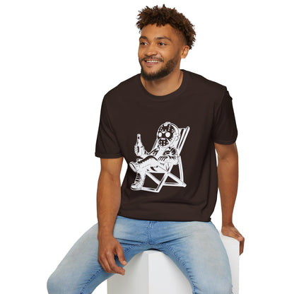 Jason Relaxing Graphic Tee — Funny Horror Movie T-Shirt