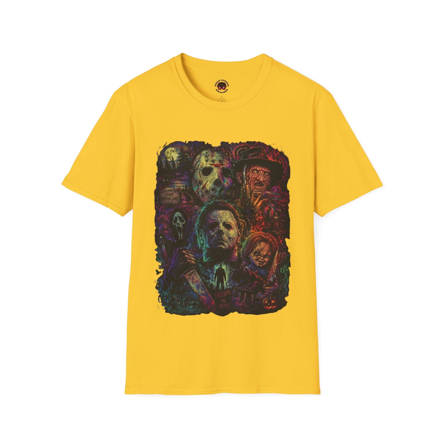 Horror Icons Collage T-Shirt —  Graphic Tee