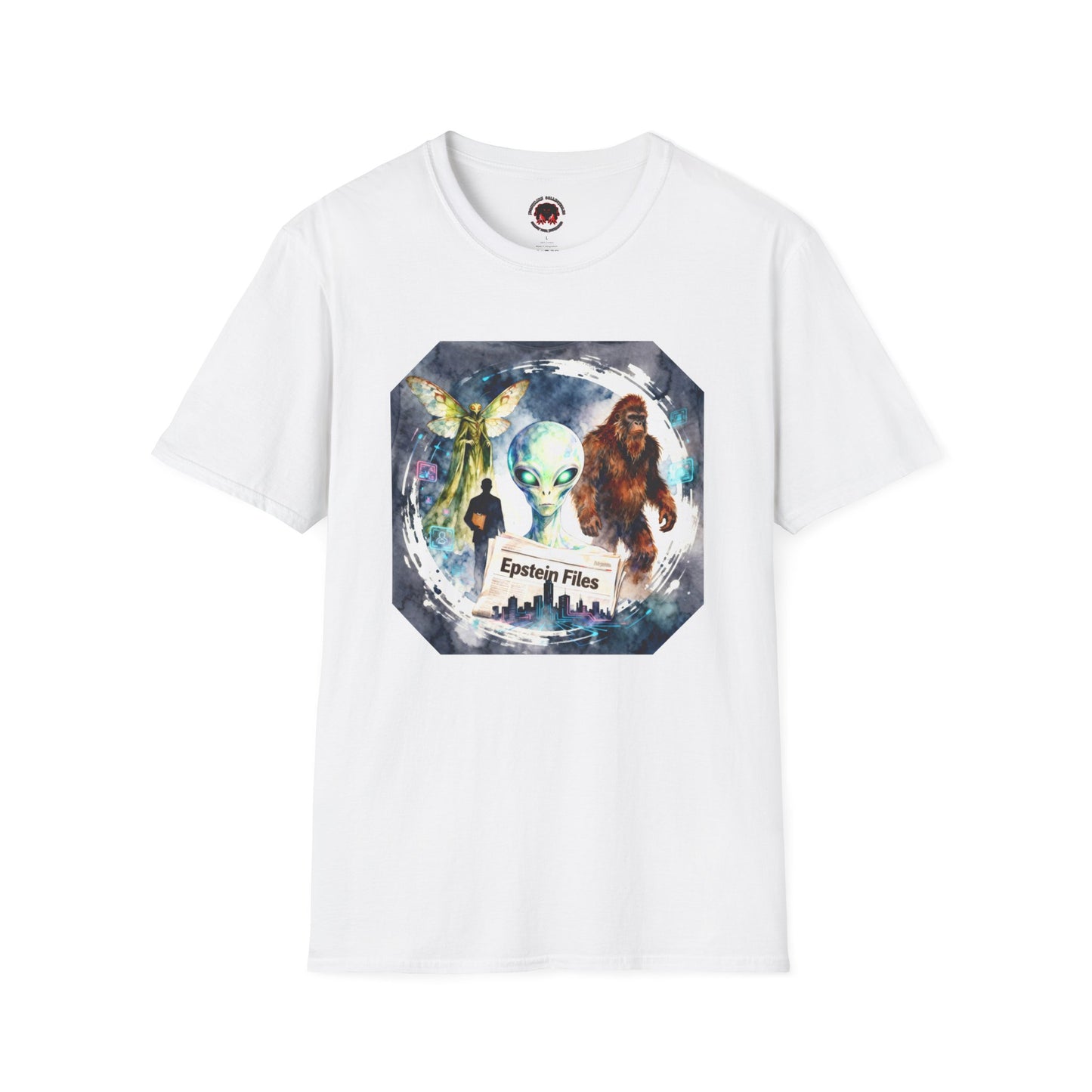 Alien Files Graphic T-Shirt — UFO, Bigfoot & Cryptid Art Tee