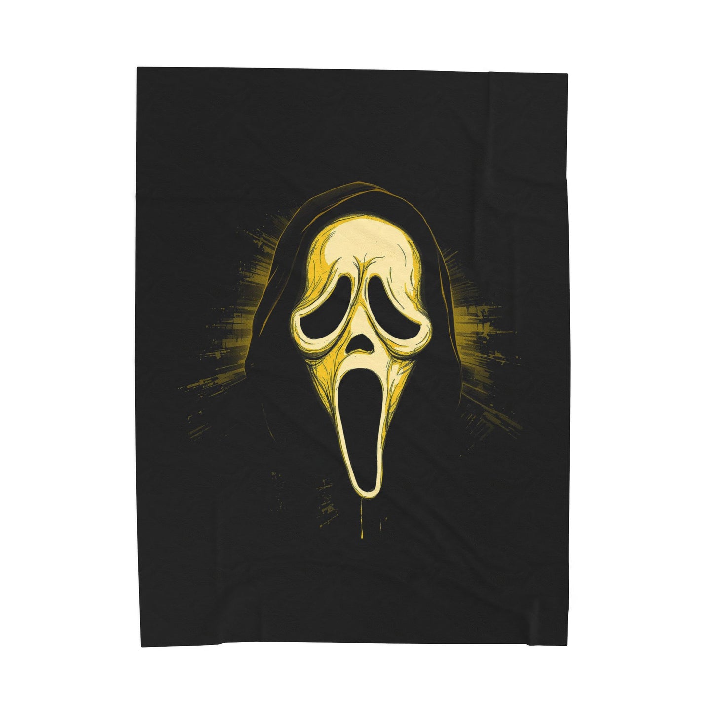 Ghostface Velveteen Plush Blanket Scream Mask Horror Throw