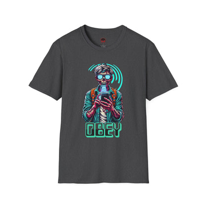 Brain Washing "Obey" Cell Phone Design - Unisex T-Shirt