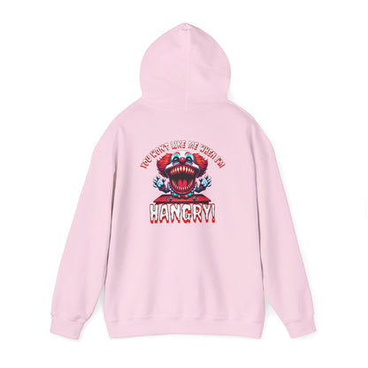 You Won't Like Me When I am Hangry Hoodie - Evil Clown Design