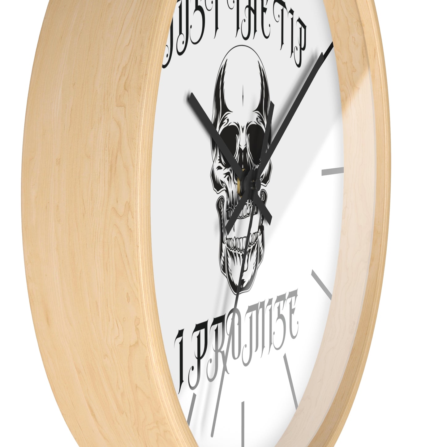 Vampire Just The Tip I Promise Wall Clock