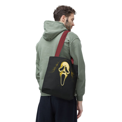 Spooky Scream Tote Bag — Ghost Face Design