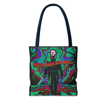 Horradelic Horror Fun Michael With The Mask On Myers Beach Halloween Lunch Tote Bag (AOP)