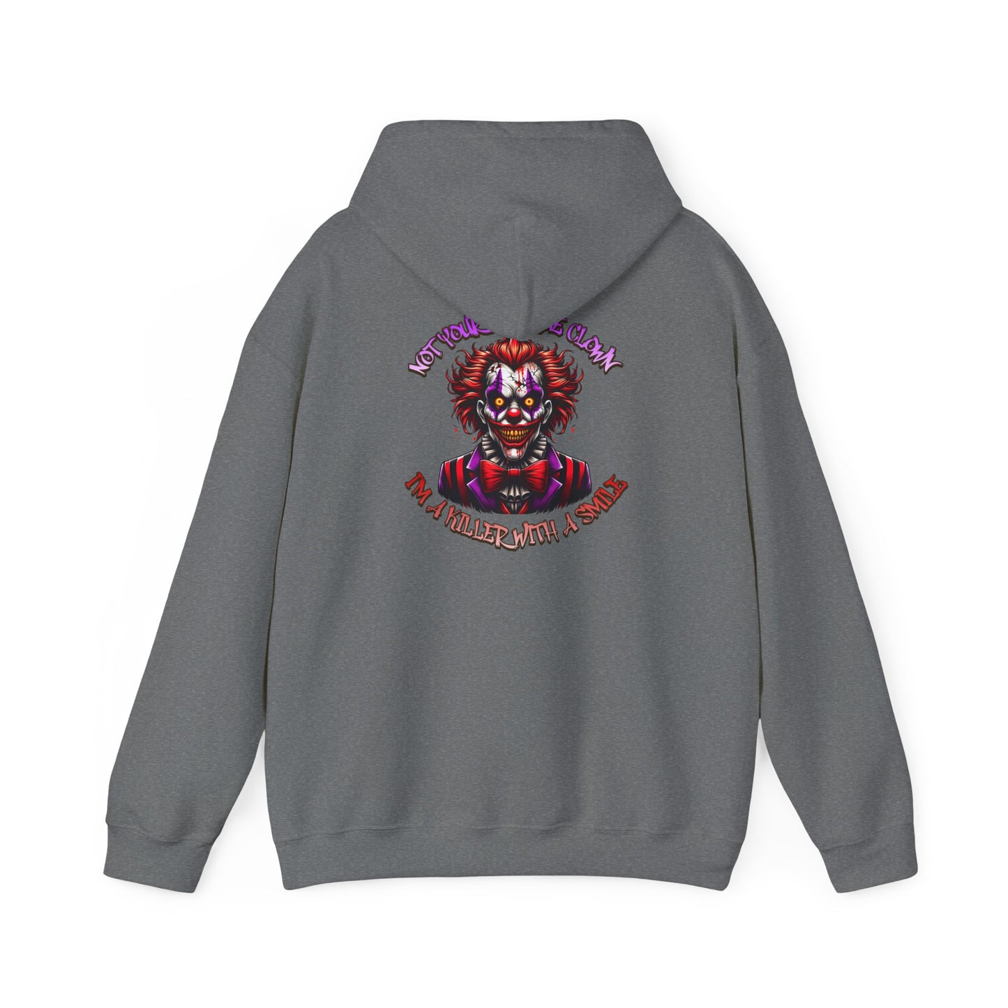 Evil Clown Horror Hoodie - Killer With A Smile Design