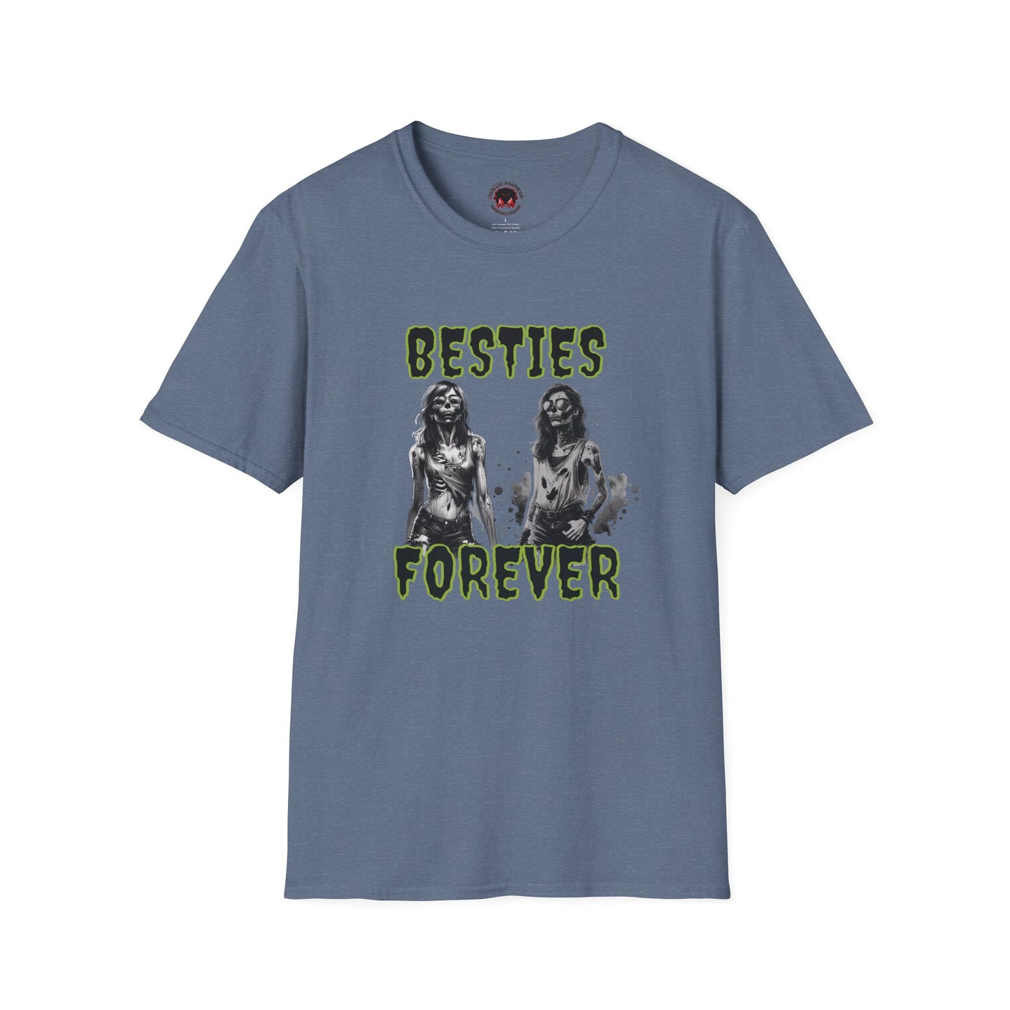 Zombie Ghouls Besties Forever Unisex Soft style T-Shirt