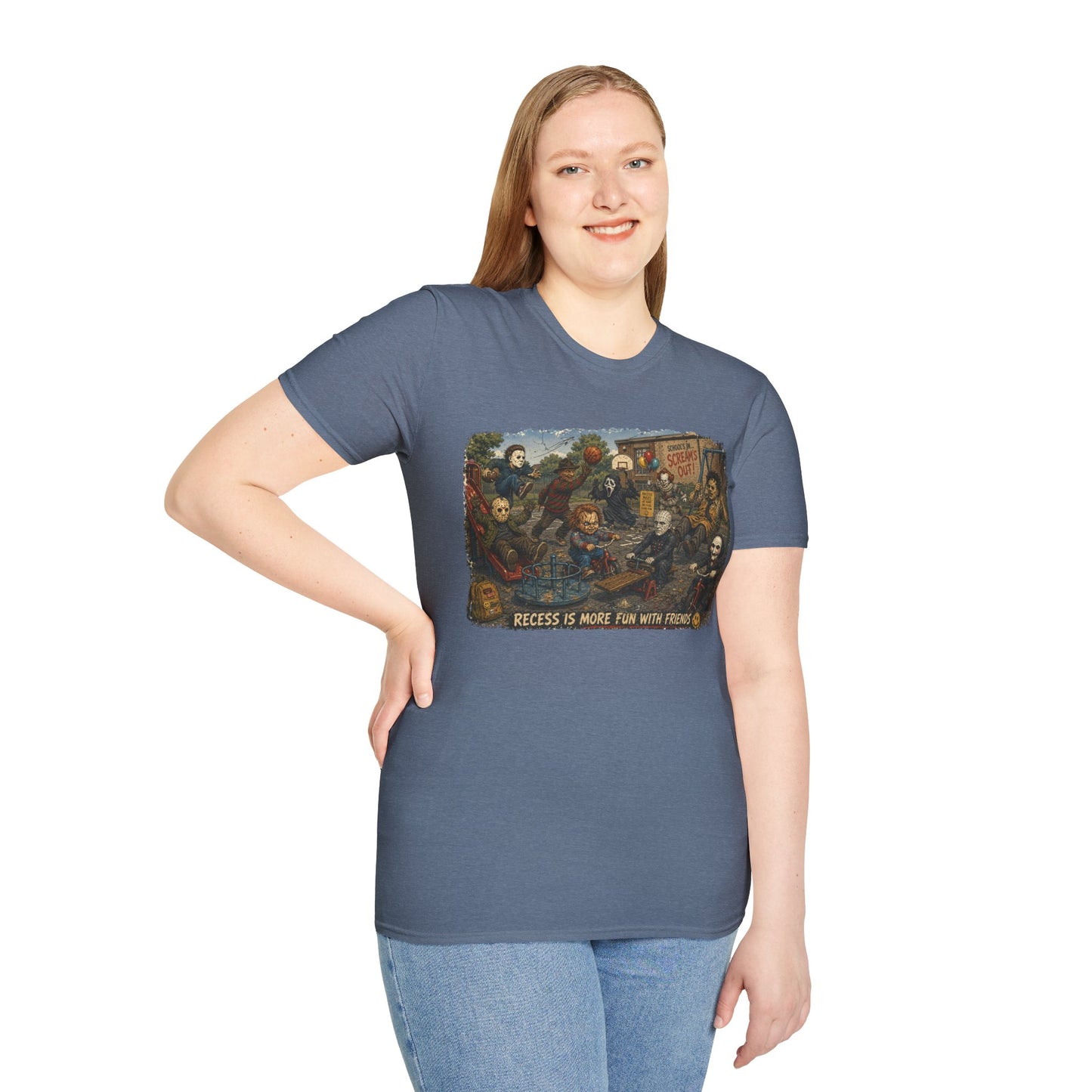 Horror Icons Recess T-Shirt — 'Screams Out' Horror Tee