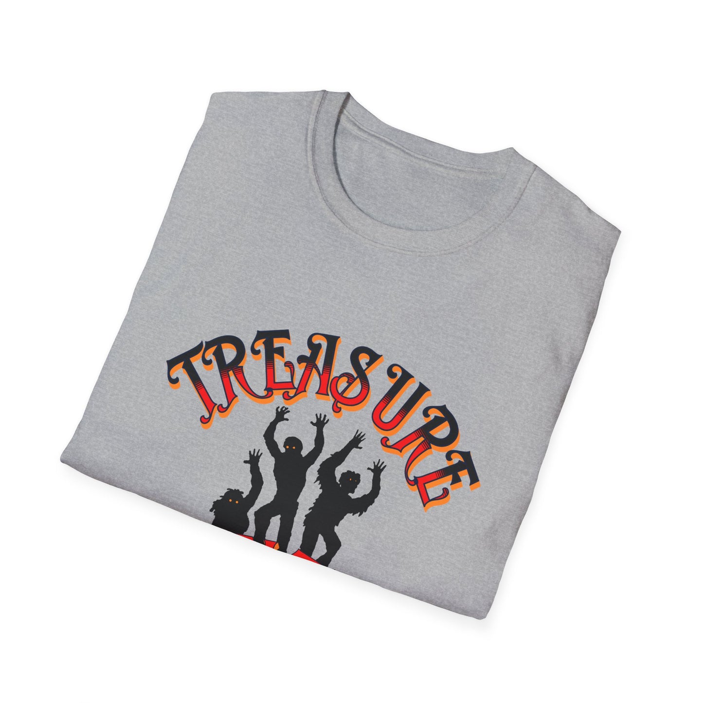 Treasure Hunter Soft Style T-Shirt Zombies Undead Collector Fun