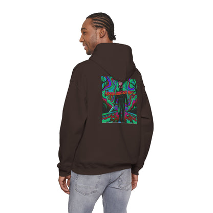 Psychedelic Road Trip Michael Hoodie – "Would Walk 500 Miles" Graphic Pullover