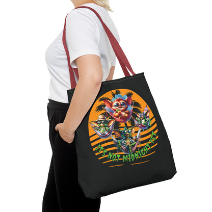 Summerween It's Not Midnight Yet Shoulder Tote Bag (AOP) 3 Sizes