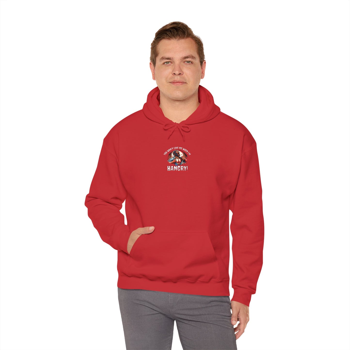 You Wont Like Me When I'm Hangry Hoodie - Werewolf Design
