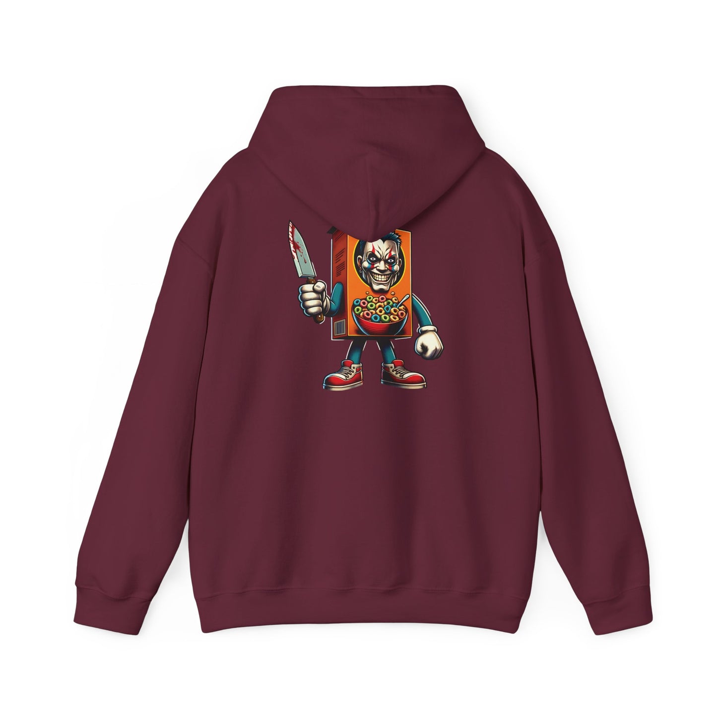 Hooded Sweatshirt - Cereal Killer Horror Design