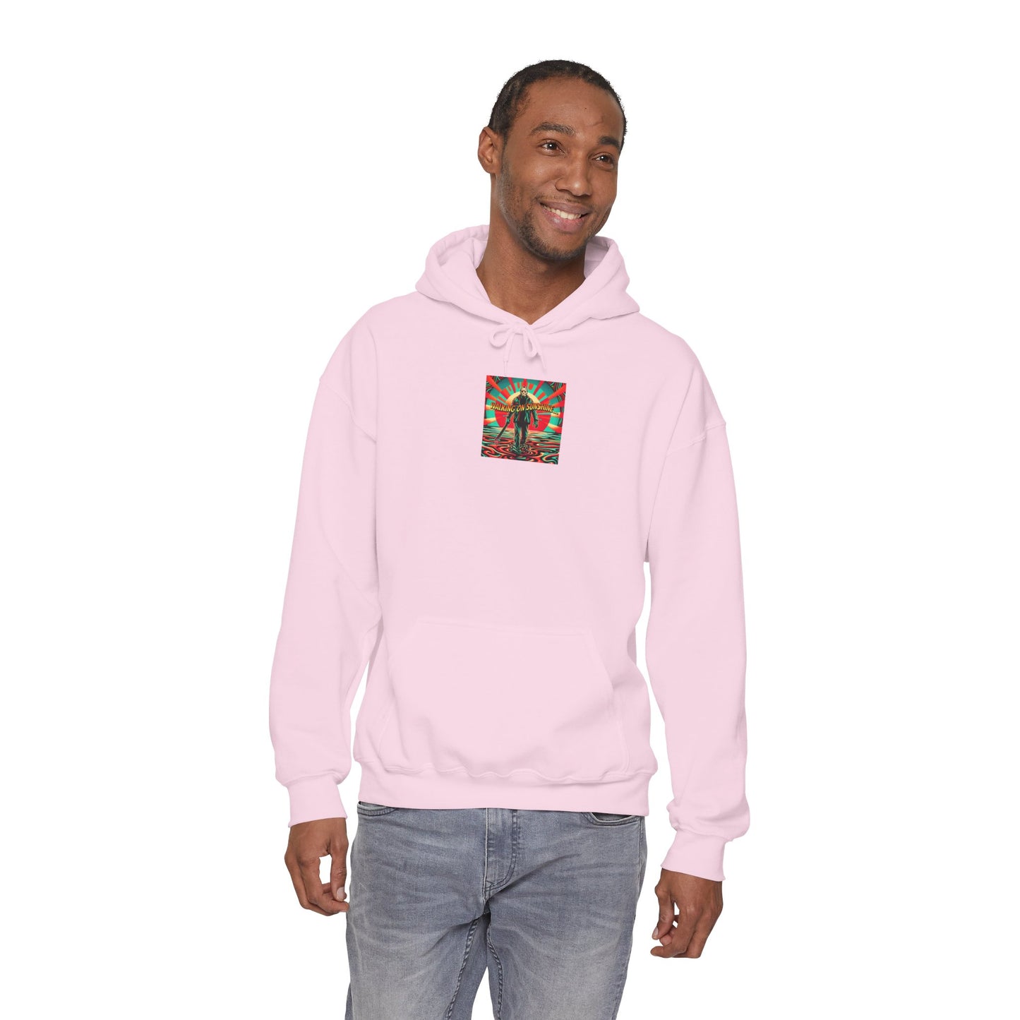 Jason Hoodie - Walking on Sunshine Retro Surfer Graphic Pullover