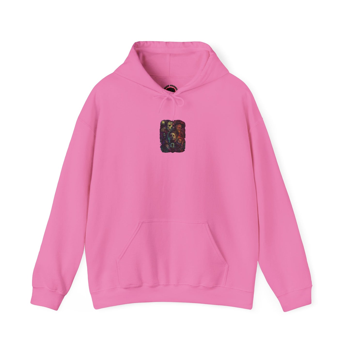 Horror Icons Hoodie — Vintage Slasher Collage Sweatshirt