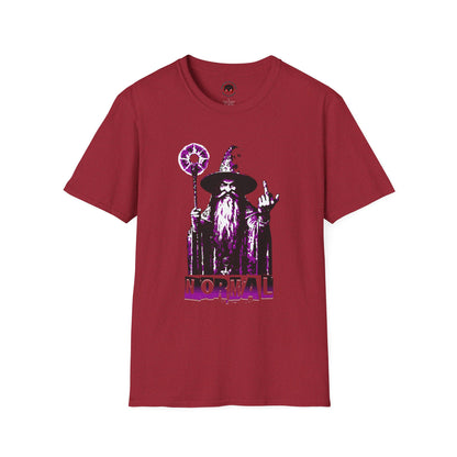 Unisex Soft Style T-Shirt - F*ck Normal Middle Finger Wizard Design