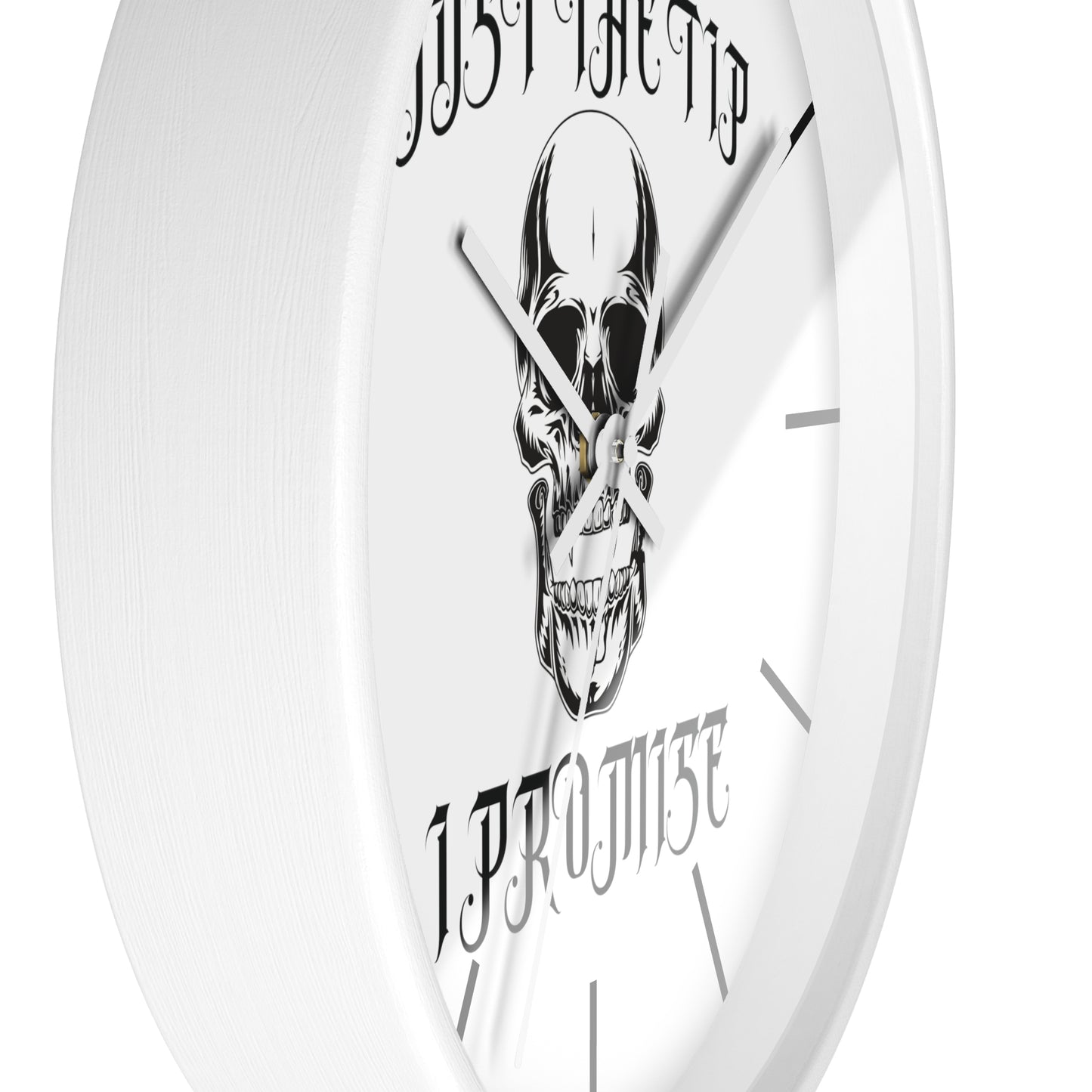 Vampire Just The Tip I Promise Wall Clock